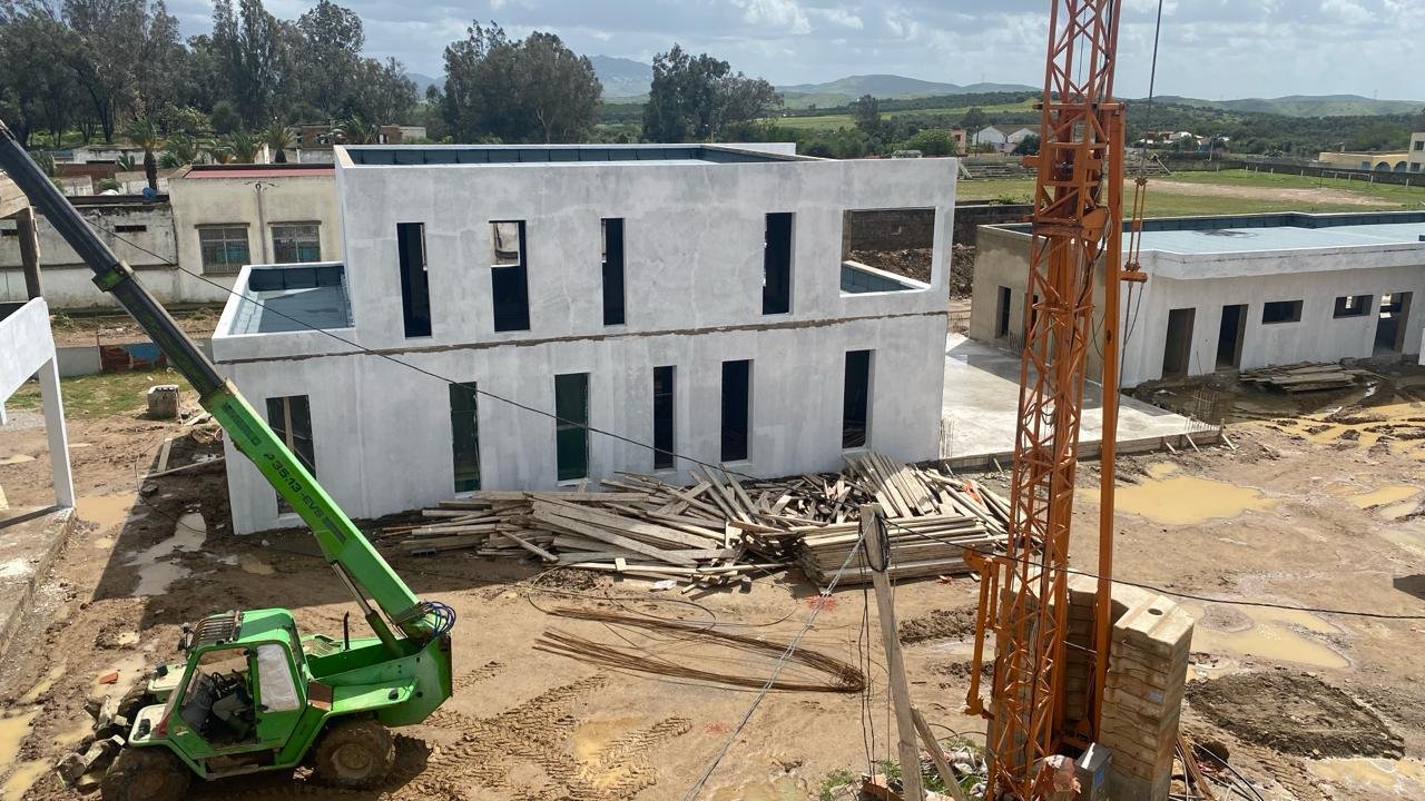 Lycée Belfkih — vue aérienne du site